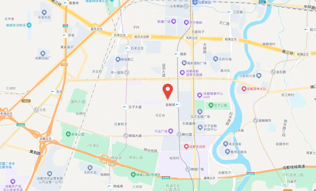 中航国际广场位置地图